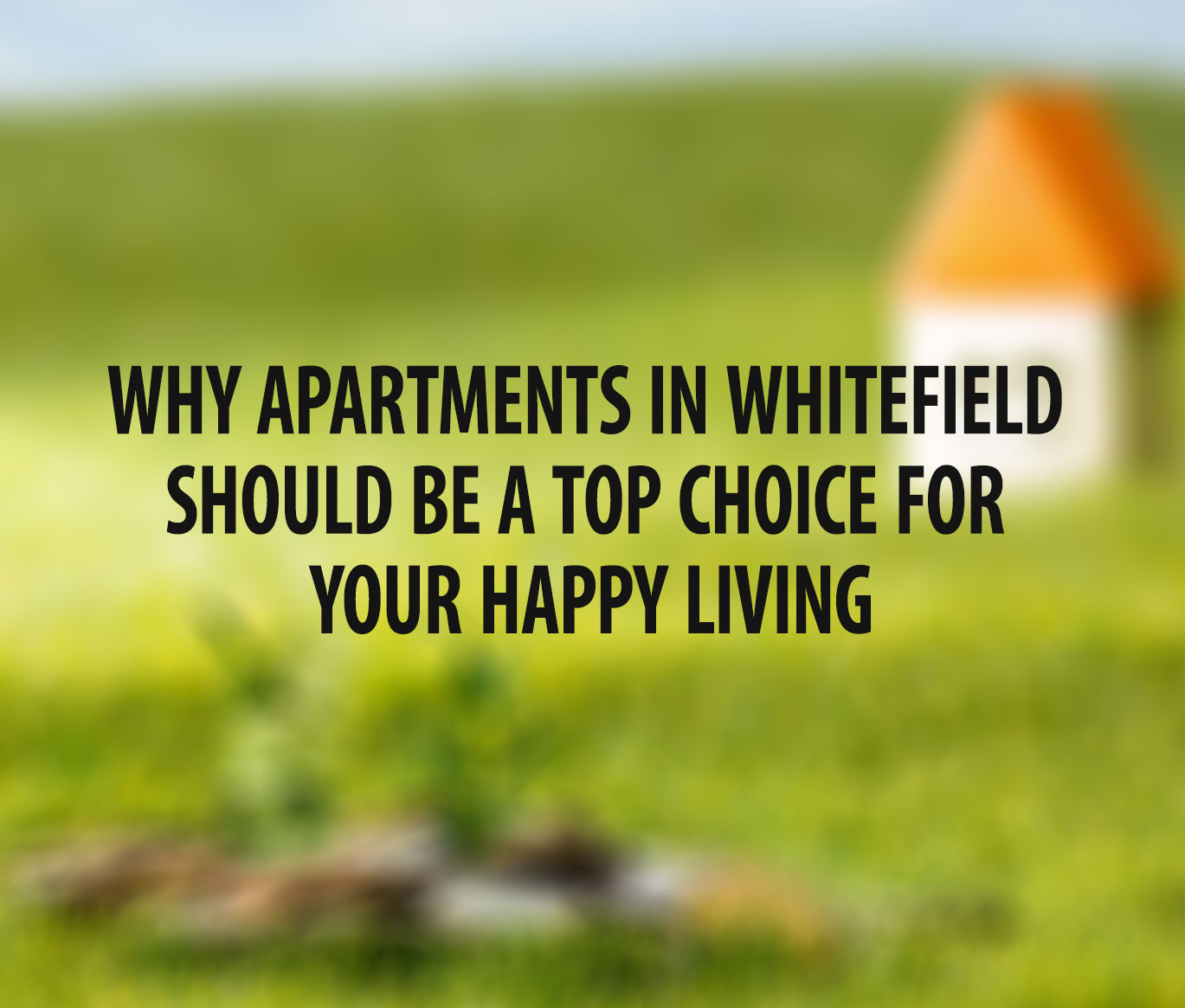 Why Apartments in Whitefield Should Be a Top Choice for Your Happy Living