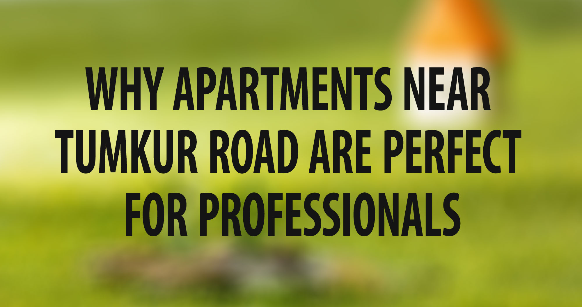 Why Apartments Near Tumkur Road Are Perfect for Professionals