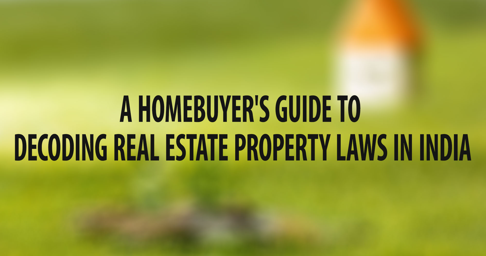 A Homebuyer's Guide to Decoding Real Estate Property Laws in India